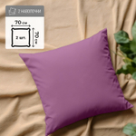 Наволочки 70х70 2 шт Сатин однотонный NN00277