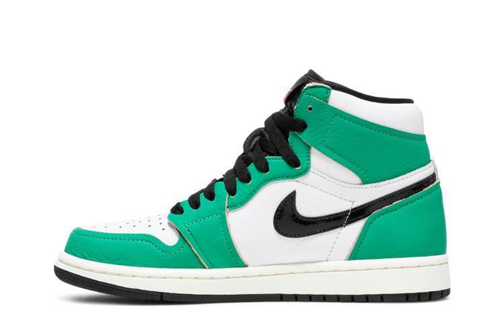 Кроссовки Jordan Air Jordan 1 Retro High Og "Lucky Green" (Женская размерная сетка)