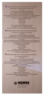 Микроскоп Konus Academy-2 1000x