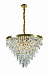 5729E/18A GOLD+CLEAR (1) Люстра (в 2-х коробках) NW