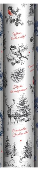Hədiyyə kağızı \ Упаковочная бумага глянц.4 70*100см, MESHU "Christmas Eve", 5. 80г