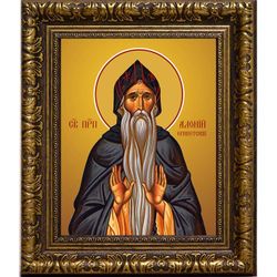 Алоний Египетский преподобный. Икона на холсте.