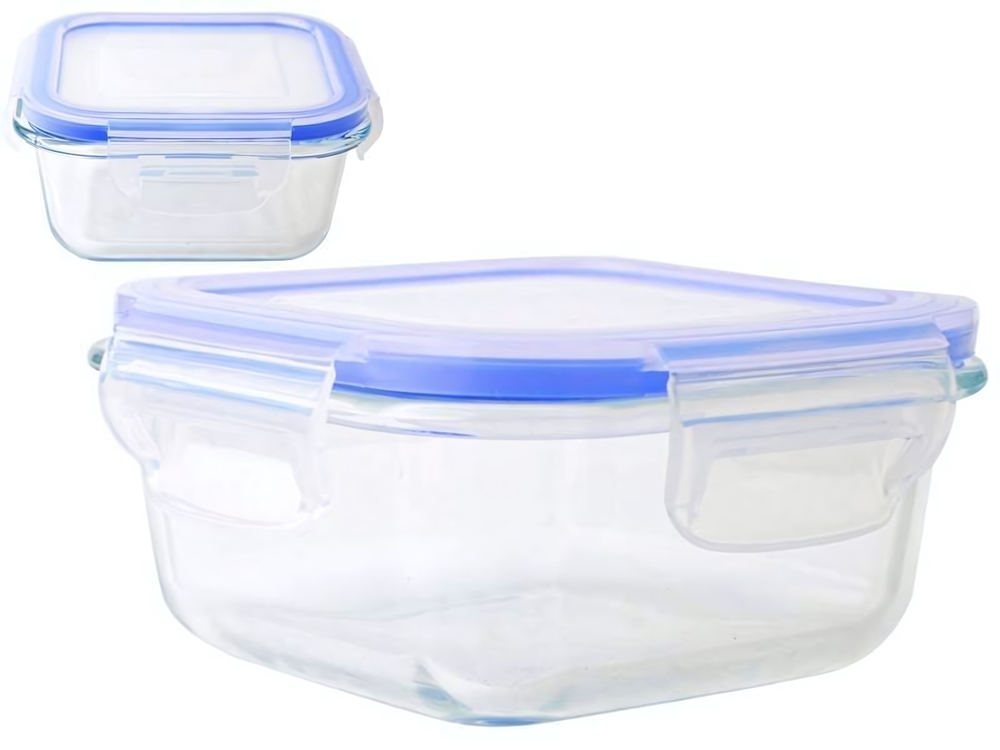 Контейнер 0,3л жаропрочное стекло "Cristallino"