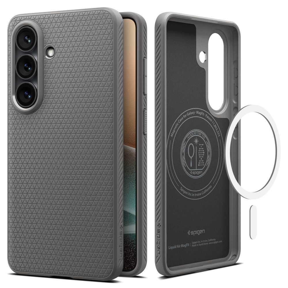 Чехол Spigen Liquid Air Mag Magsafe Galaxy S26 Marble Gray