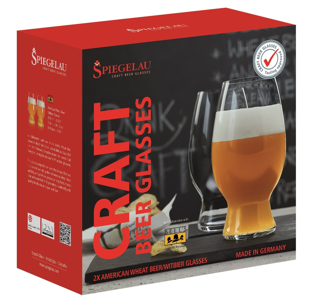Набор из 2-х бокалов для пива Craft Beer Glasses American Wheat Beer 750 мл Spiegelau