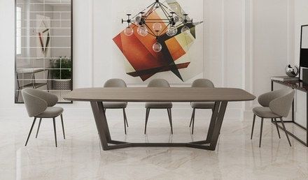 Стол обеденный Мерседес шпон