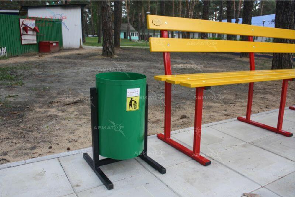 Урна круглая поворотная