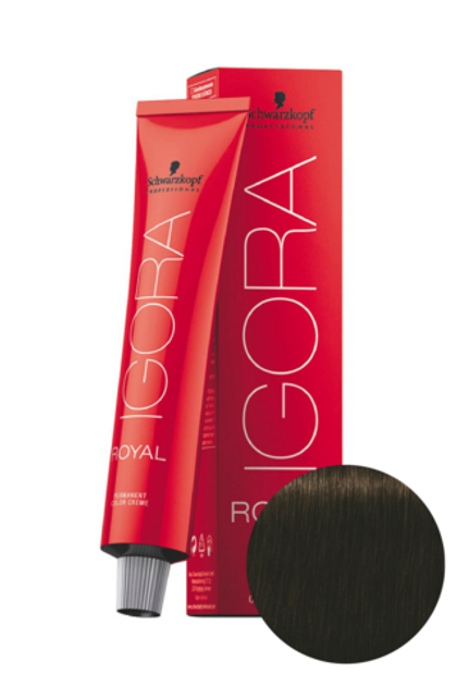 Краска для волос Igora Royal 4-68 Средний коричневый шоколадный красный Schwarzkopf Professional, 60 мл