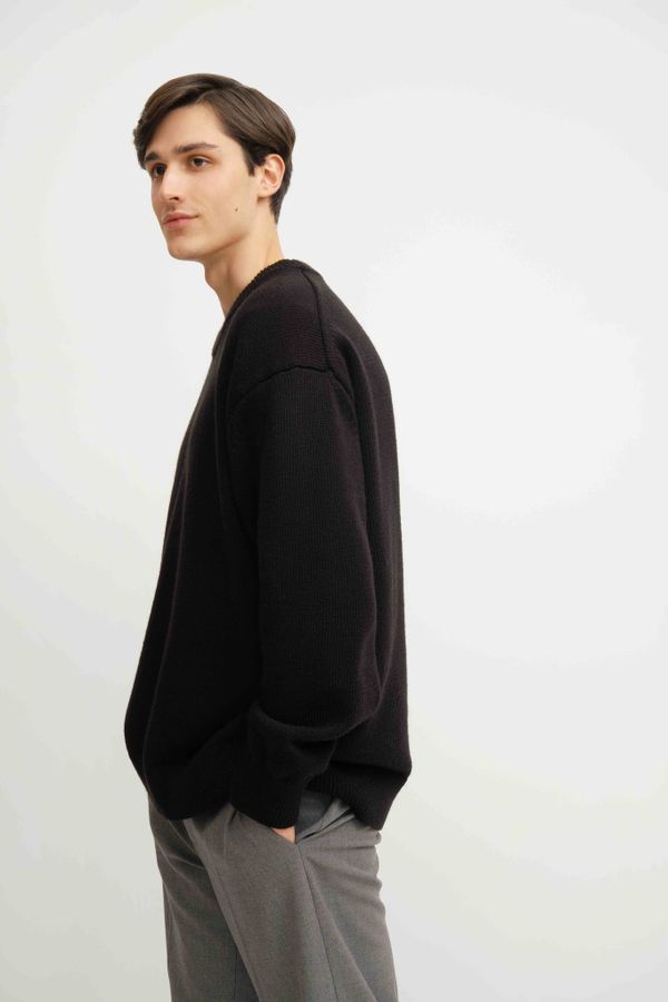 Свитер Оверсайз черный - фото 7