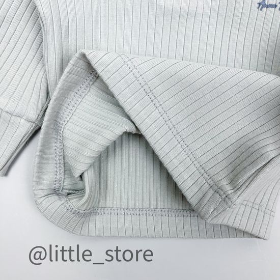 Комплект "Original" из фактурного хлопка, Серая дымка