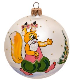 Элита НФШ-1467/2 Ел.украшение Шар «Белка» 100 мм