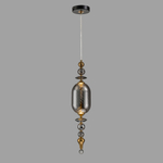 Светильник подвесной Belfast Herbison A1933 / D / A3 GR GL Золотой / Стекло / Серый