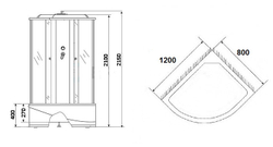 Душевая кабина Niagara NG-7310 R