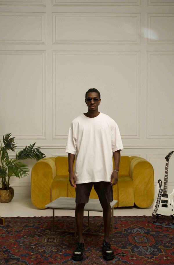 Футболка Punk Rockers бледно-розовая - фото 3