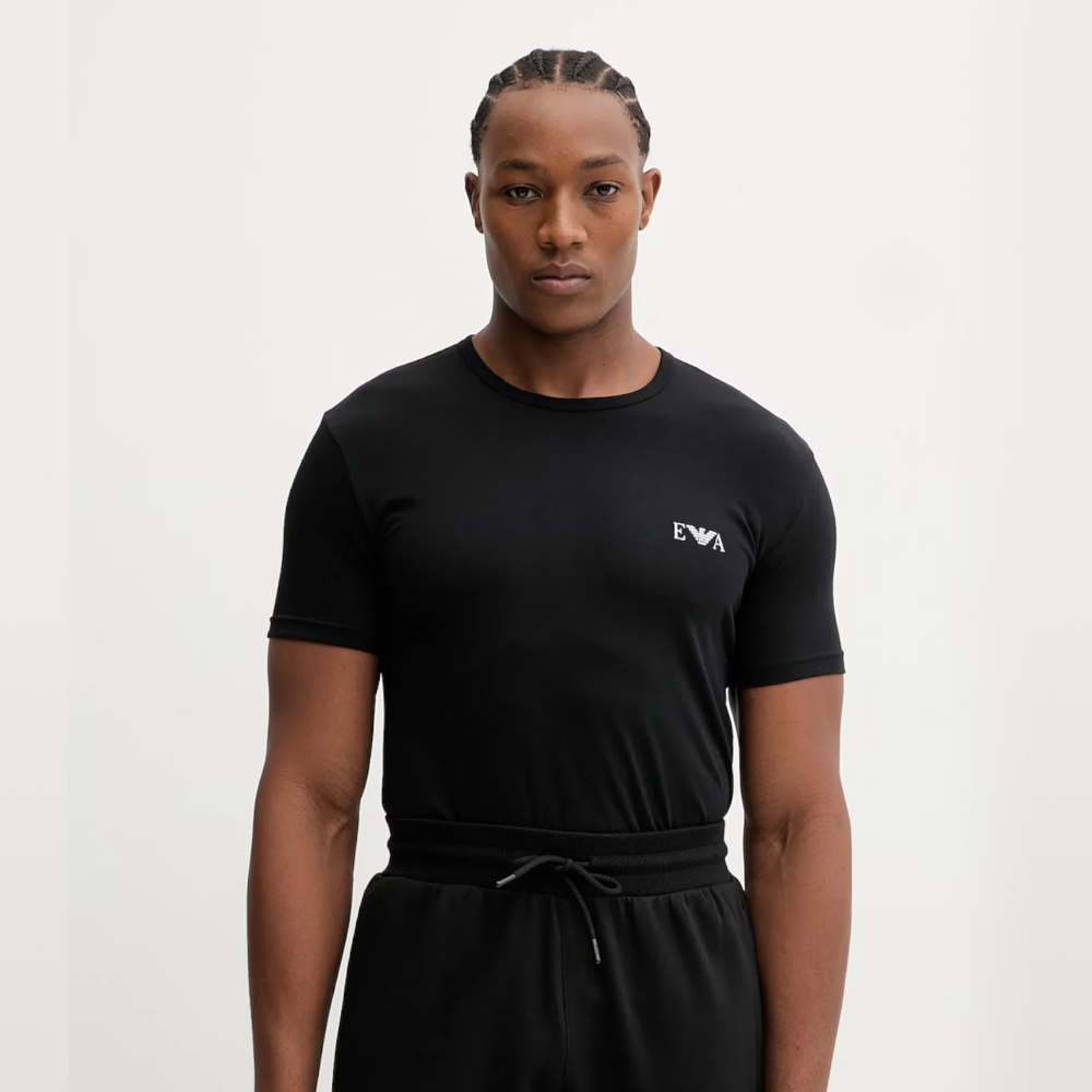 Набор мужских футболок 2в1 черные Emporio Armani EM001849_AF14131