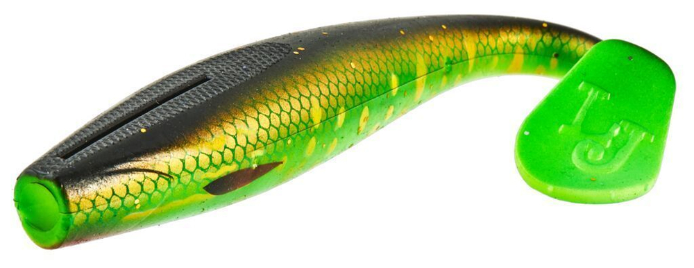 Виброхвост LJ 3D Series Kubira Swim Shad 9" (22,8 см), цвет PG19, 1 шт.