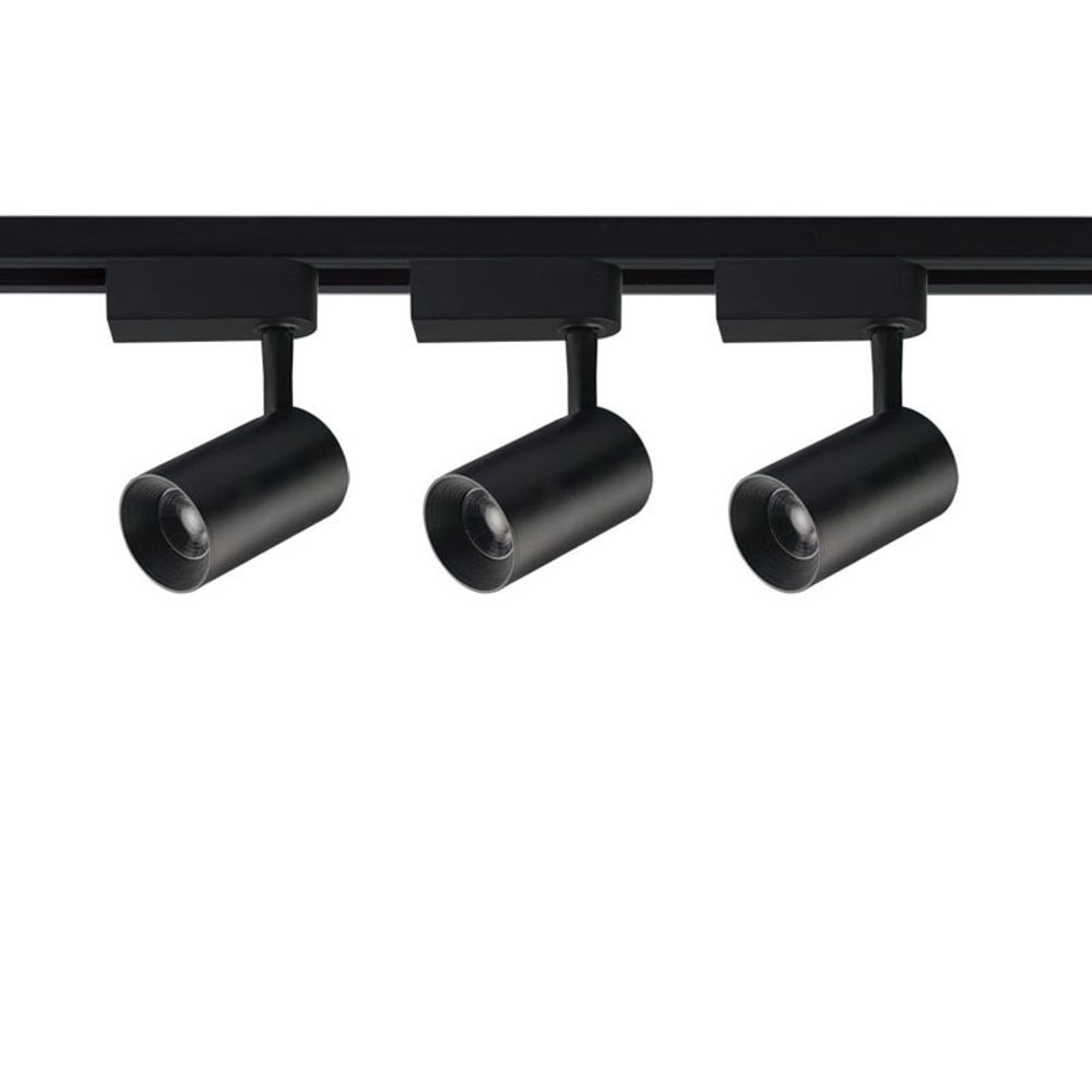 ULB-Q291 8W/4200К/K BLACK SET31 Светильник-прожектор светодиодный трековый, в составе набора из 3 штук на шинопроводе 1 м с коннектором. 1800 Лм. Белы