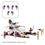 Комплект рук клонов для набора LEGO 75342