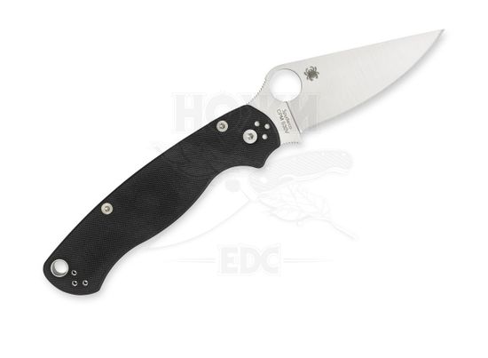 Складной нож для левшей Spyderco Paramilitary 2 81GPLE2 c клинком из стали CPM-S30V, рукоять G10