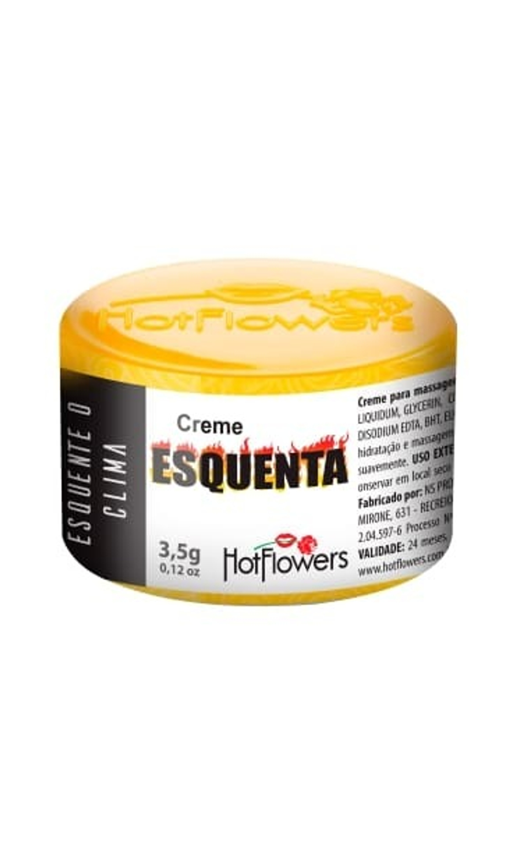 HotFlowers Esquenta - Крем с разогревающим эффектом для наружного применения.
