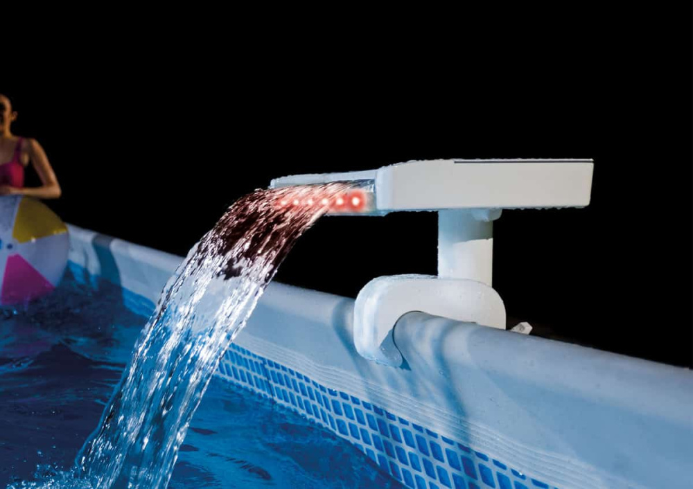 Водопад для бассейна с цветной LED-подсветкой (Intex 28090)