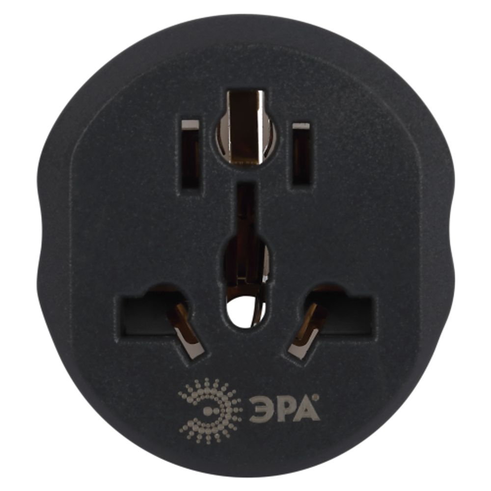 Разветвитель электрический ЭРА SP-1e-UVL универсальный на 1 розетку 16А белый