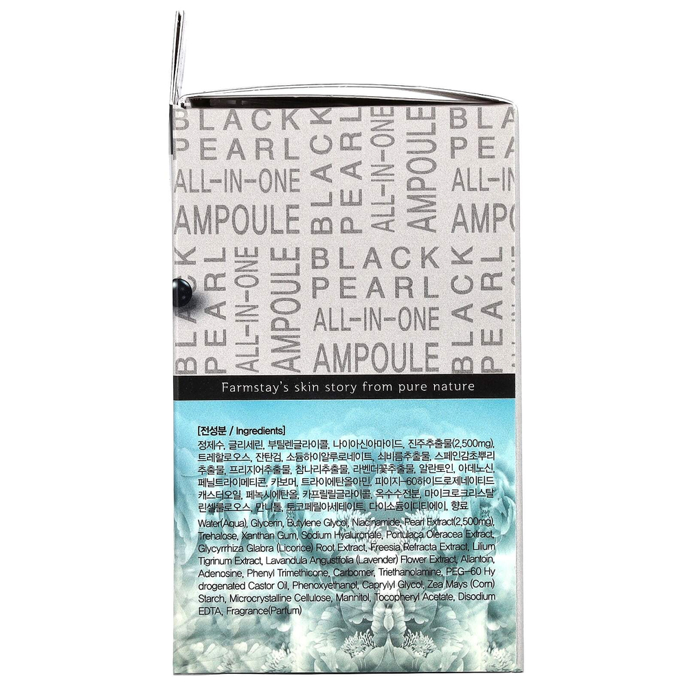 Farmstay, Универсальная ампула, черный жемчуг, 250 мл (8,45 жидк. унц.)