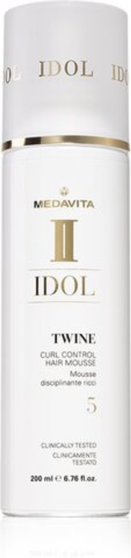 Medavita Idol Curl Control Hair Mousse - мусс для непослушных и кудрявых волос /   200  ml  / GTIN 8033928509524