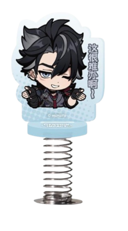 Акриловая фигурка на подставке Genshin Impact Chibi Expressions Wriothesley