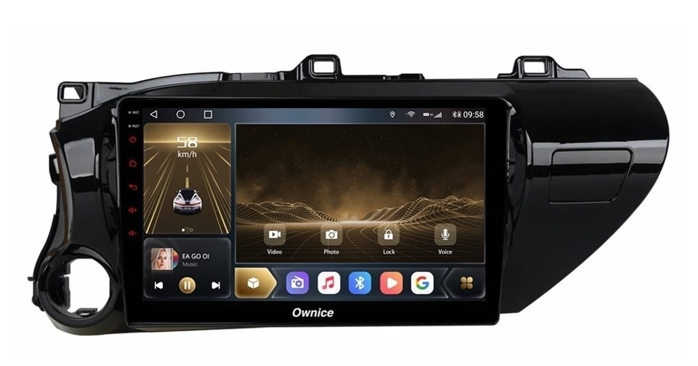 Штатная магнитола OWNICE OL-1686-U для Toyota HILUX 2015-2023 на Android 12.0