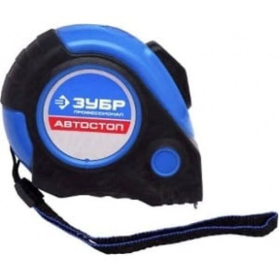 Рулетка ЗУБР, двухкомпонентный корпус, автостоп