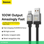 Кабель Baseus CoolPlay 2m Black (CAKW000701)