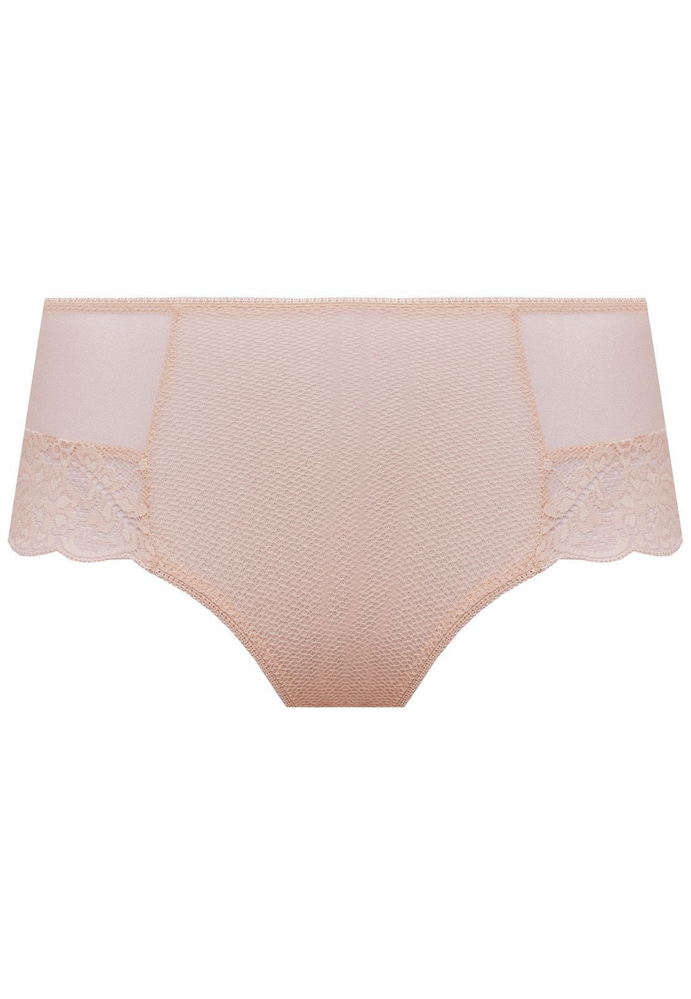 Трусики-бразилиана Estera из фактурной эластичной сетки (Размер: S) (Цвет: кофейный)