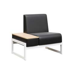 Module Диван одномест. столик унив. MD.D1-ST1 Oregon 16/Акация Лорка/Металл Белый 980*700*800