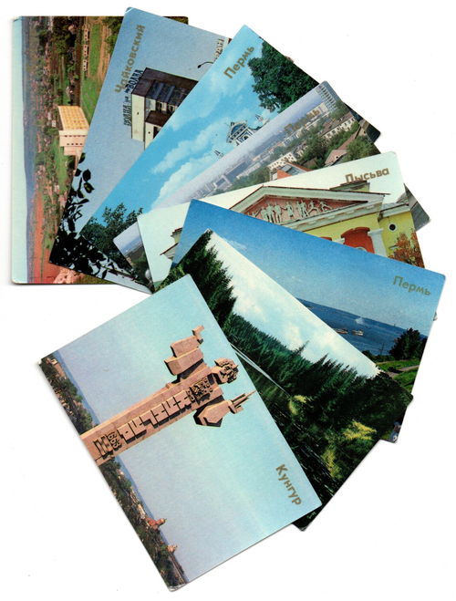 Календарики. 1991 г. 8 шт. Пермский край XF