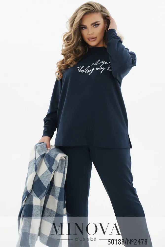 Костюм 2478-темно-синий Minova