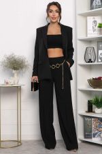 Брюки на резинке Лавриона (черные) Б14262-18М LT Collection