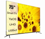 Телевизор Витязь 75LU1222 190см, 4K, LED, Smart TV, YaOS, Bluetooth