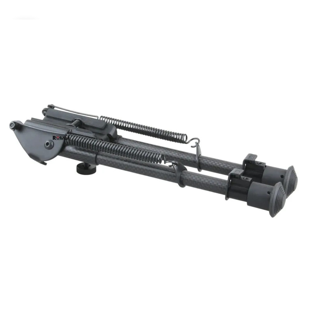 Сошки Vector Optics Defence Carbon Fiber 9-13,5", Bipod на быстросъемную антабку + адаптер Picatinny (23-34,5 см)