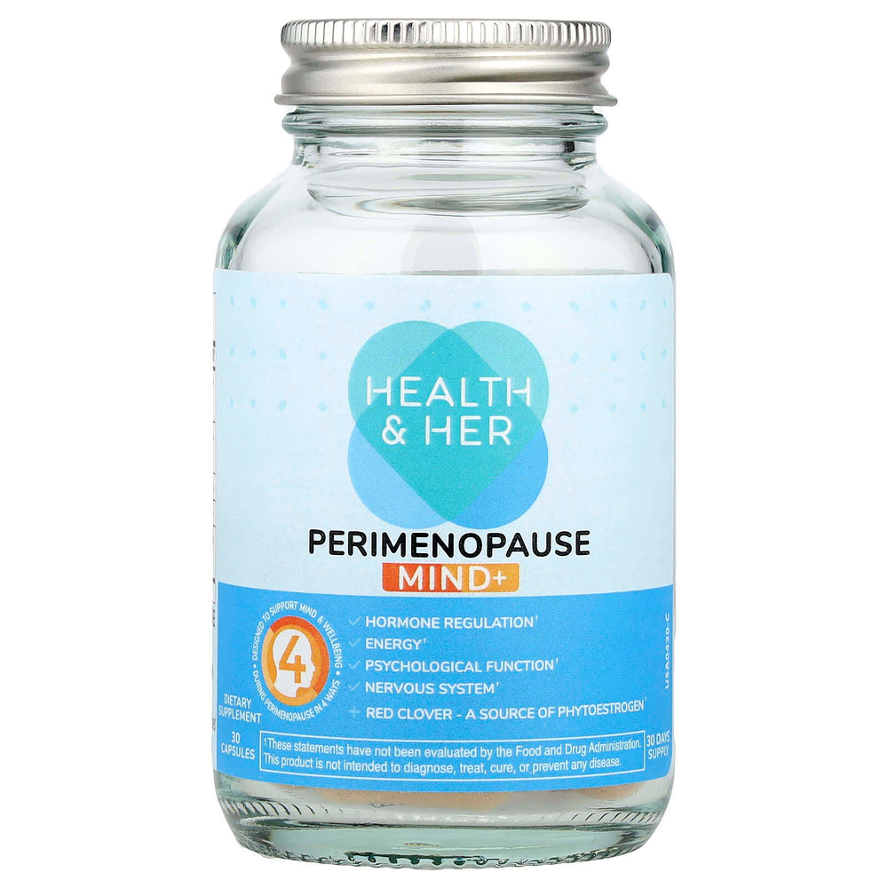 Health and Her, Perimenopause Mind +, 30 капсул