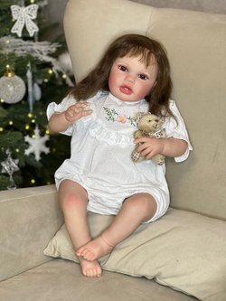 Кукла Реборн мягконабивная 60см в пакете (FA-522)