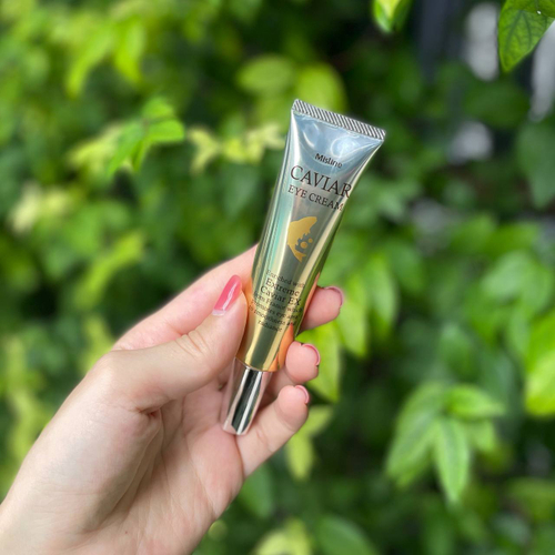 Крем для глаз с черной икрой, пептидами и золотом Caviar Eye Cream Mistine