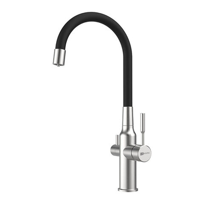 смеситель кухня LEMARK Expert с подключением к фильтру с питьевой водой LM5083S-Black