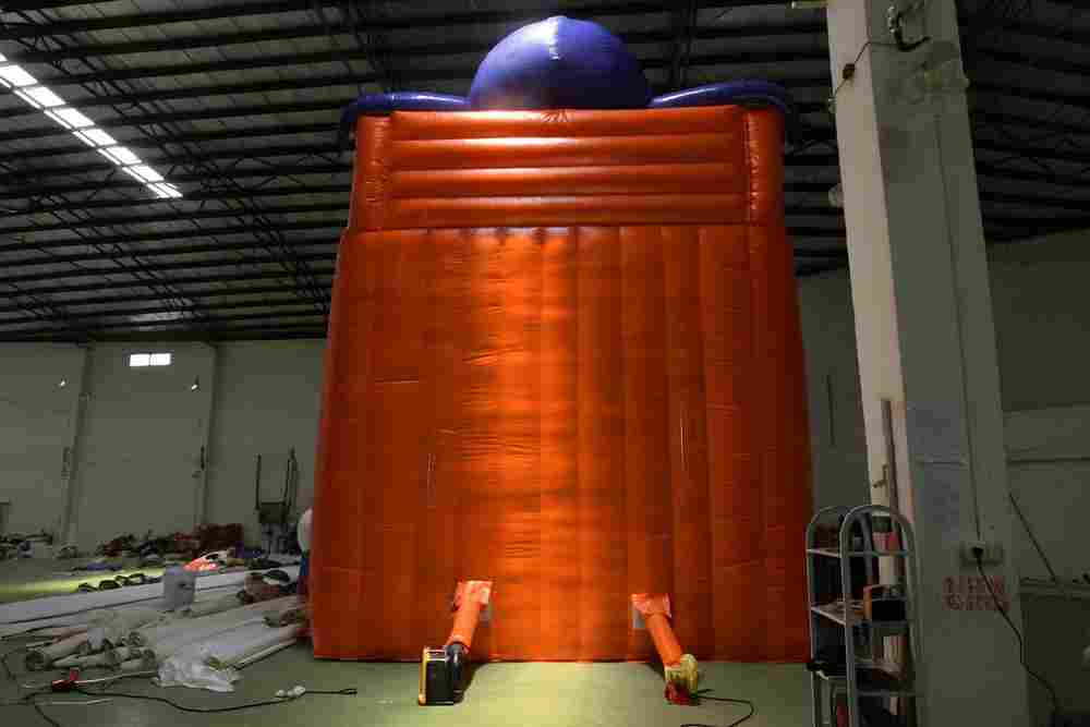 Надувная водная горка «Грозный осьминог», 11×10×9 м