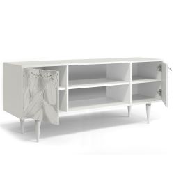 Тумба под ТВ Арт 155см Классик Айс Сильвер