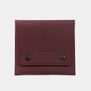 Кофр для украшений Grand из кожи теленка, бордового цвета