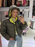 Пуховик Twin хаки