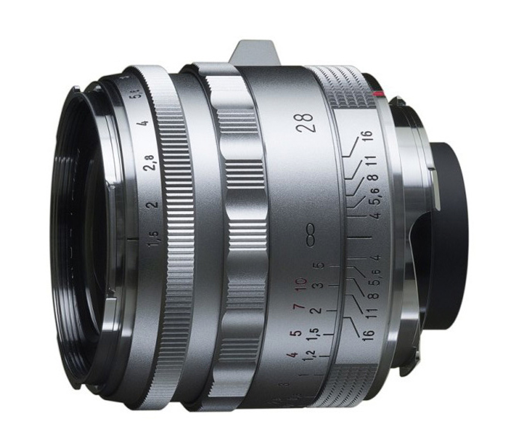 Объектив Voigtlander Nokton 28mm F1.5 Aspherical VM Type II, Leica M, серебристый