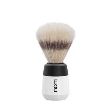 Помазок NOM MAX, щетина кабана, белый пластик