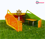 Игровая зона уличная Транспорт из экопластика